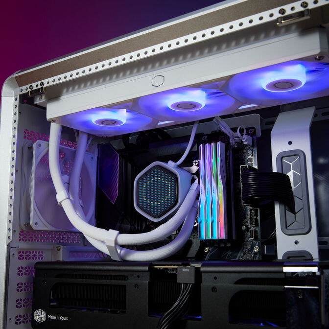 Refrigeraci&oacute;n L&iacute;quida CPU Cooler Master MasterLiquid ATMOS II Pixel Led ARGB 360mm Blanco image number 6