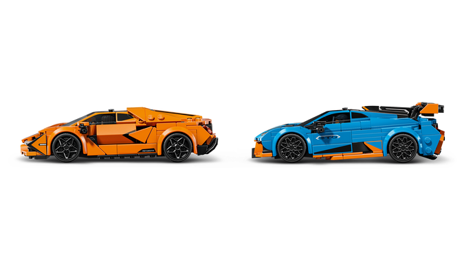LEGO Speed Champions: Lamborghini Revuelto y Hurac&aacute;n STO, 607 Piezas (77238) image number 4
