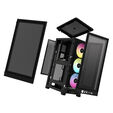 Torre Mini-ITX Corsair iCue 2000D RGB Negro Cristal Templado image number null