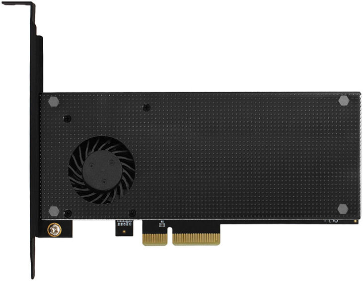 Adaptador PCIe 3.0 AXAGON PCEM2-DC  4x - DUAL M.2 SSD (NVMe + SATA), dual voltage image number 6