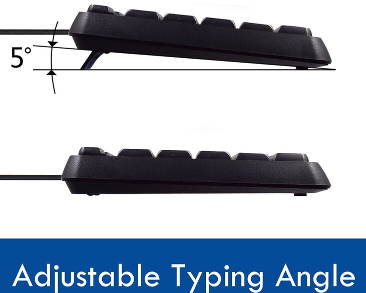 Teclado Ewent Business USB Quiet Typing PT Negro image number 3