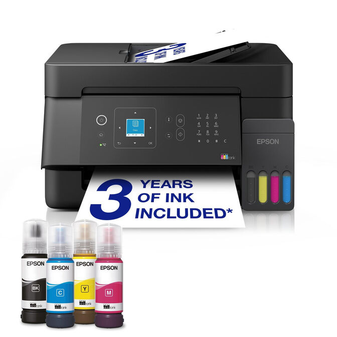 Impresora Multifunci&oacute;n de Inyecci&oacute;n de Tinta EPSON EcoTank ET-4900 Color WiFi image number 0
