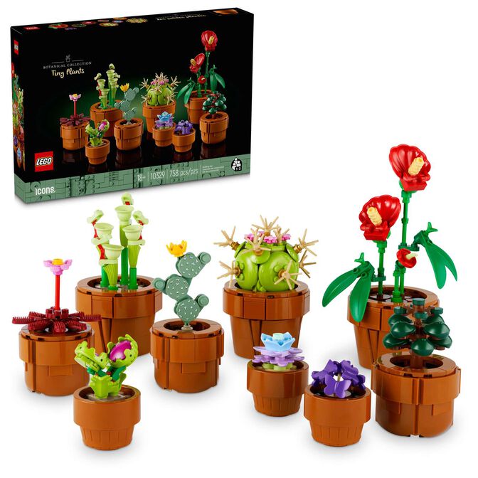 LEGO Botanicals: Plantas Diminutas, 758 Piezas (10329) image number 0