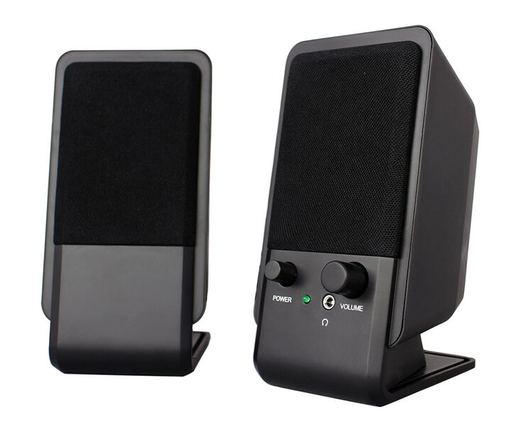 Colunas Ewent EW3528 Estéreo 2.0 12W RMS Pretas image number 0