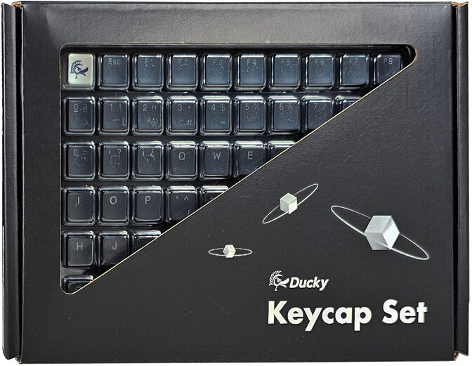 Conjunto de 129 Teclas Black shine-through (ES) image number 0