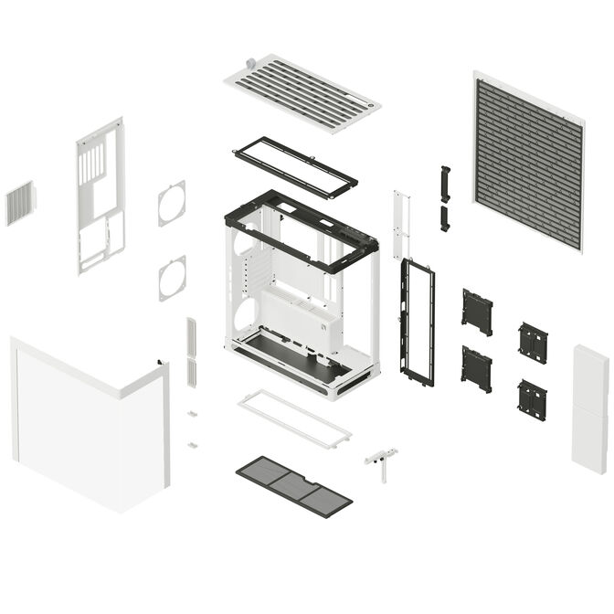 Caja ATX HAVN HS 360 Blanco image number 13