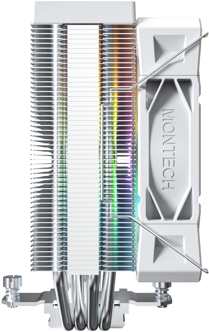 Cooler CPU Montech NX400 120mm Blanco ARGB image number 5