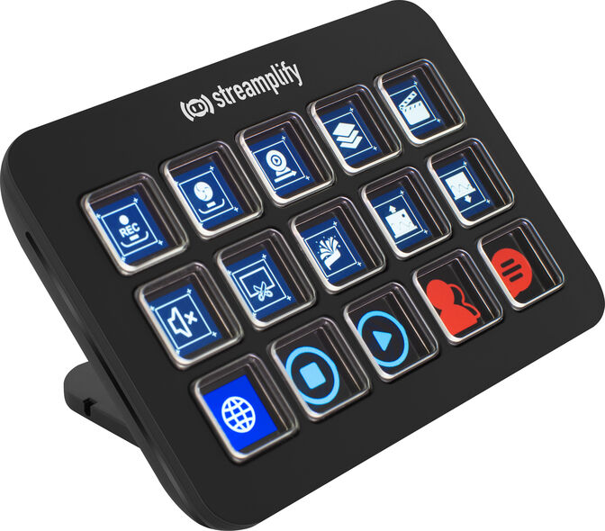 Streaming Deck Streamplify LCD 15 KEYS W/HUB - Negro image number 1