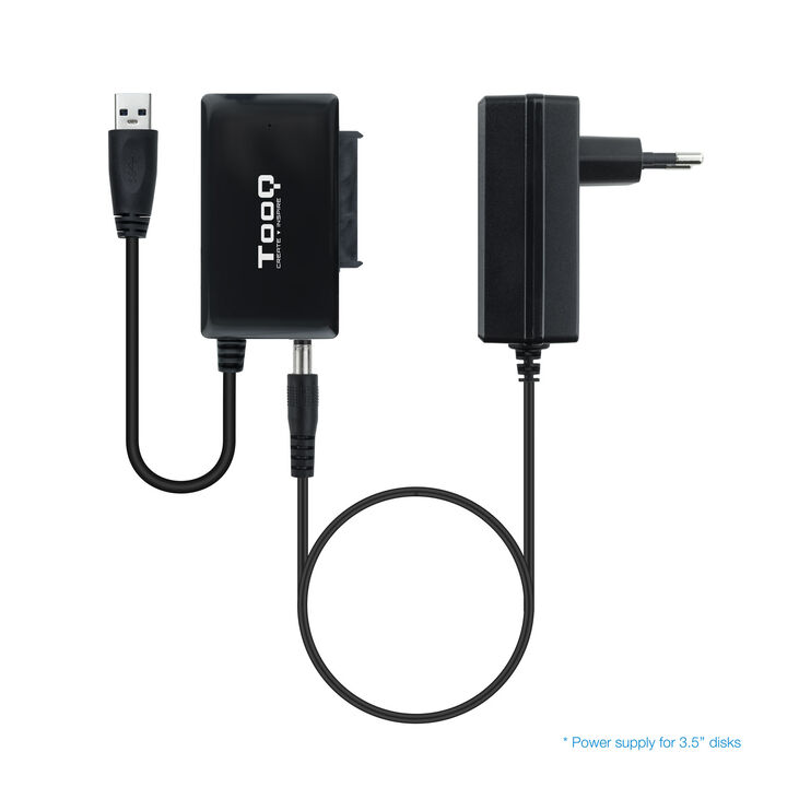 Adaptador Tooq USB 3.0 USB-A - SATA HDD/SSD 2.5" / 3.5" image number 1