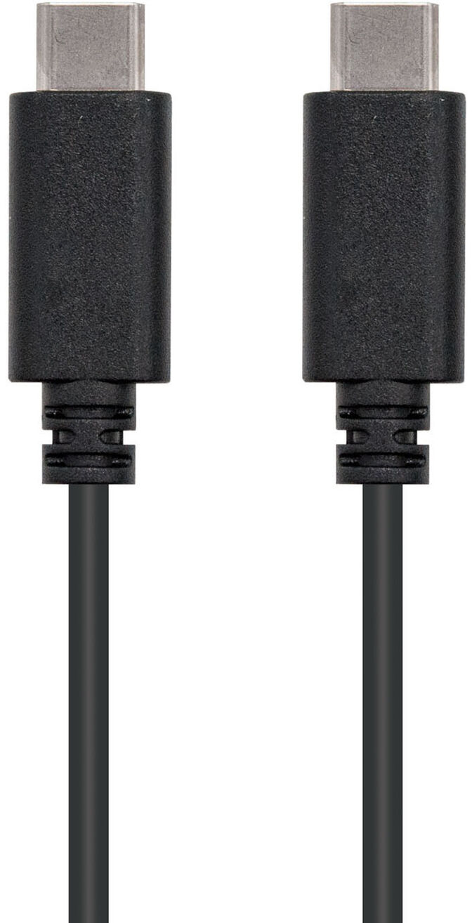 Cable USB 2.0 3A Nanocable USB-C M/M 3 M Negro image number 1