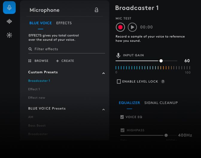 Microfone Logitech G Yeti GX LightSync RGB Preto image number 3