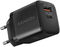 Cargador de pared AXAGON ACU-PQ30 QC3.0,4.0/AFC/FCP/PPS/Apple + PD type-C, 30W, Negro