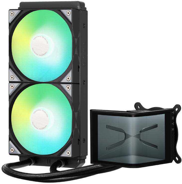 Water Cooler CPU TRYX Panorama SE 240 ARGB Negro image number 0