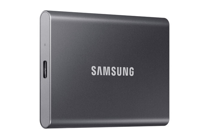SSD Externo Samsung T7 2TB USB3.2 Gen2 Negro (1050/1000MB/s) image number 1