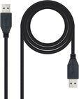 Cable USB 3.0 Nanocable USB-A M/M 2 M Negro image number null