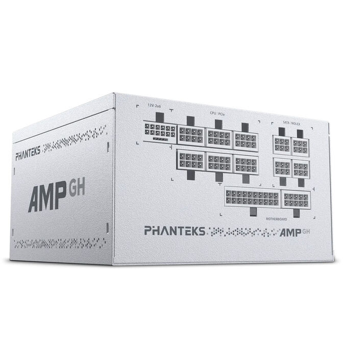 Fuente Modular Phanteks AMP GH V2 ATX 3.1 PCIe 5.1 1000W Platinum Blanca image number 2