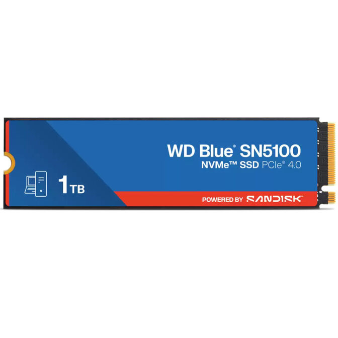 Disco SSD Western Digital Blue SN5100 1TB Gen4 M.2 NVMe (7100/6700MB/s) image number 0