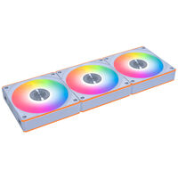 Ventilador Lian Li UNI FAN CL120 FLEX Wireless RGB Reverse Blade PWM Blanco 120mm (Pack 3)