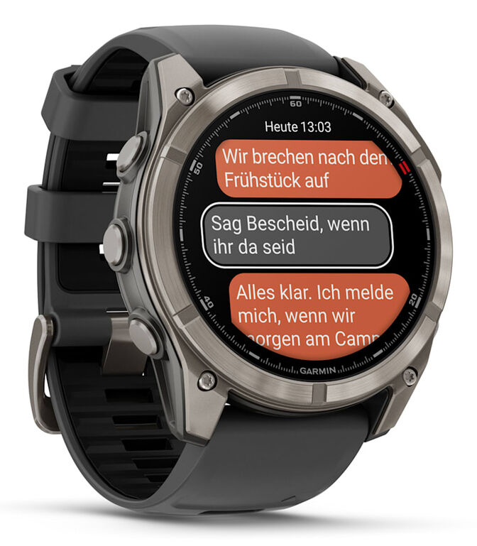 Smartwatch Garmin Fenix 8 Pro AMOLED 51mm Cinzento image number 2