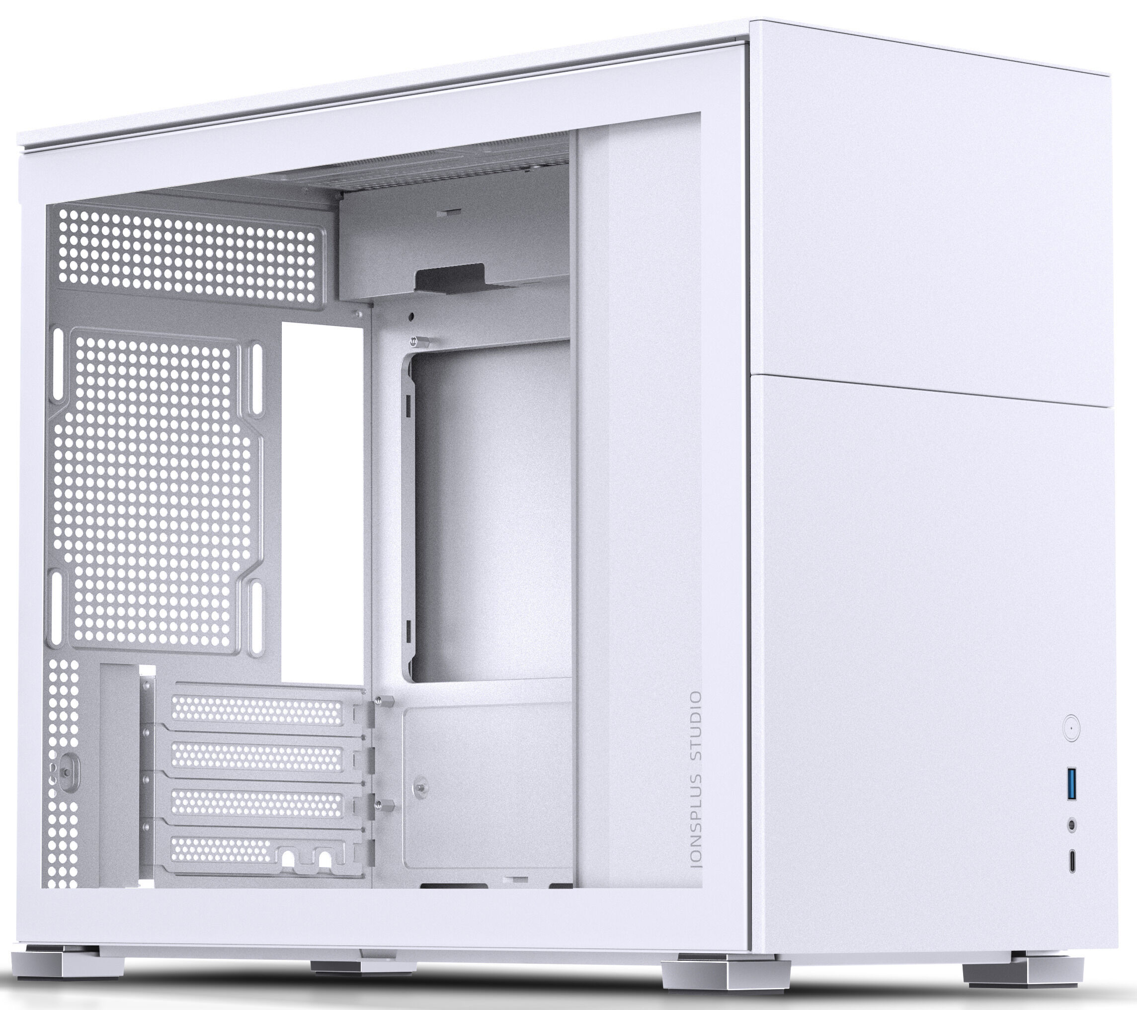 Caja Micro-ATX Jonsbo D31 STD Vidrio Templado Blanco