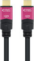 Cable HDMI V2.0 4K@60Hz 18Gbps NanoCable USB-A M/M 25 M Premium Negro image number null