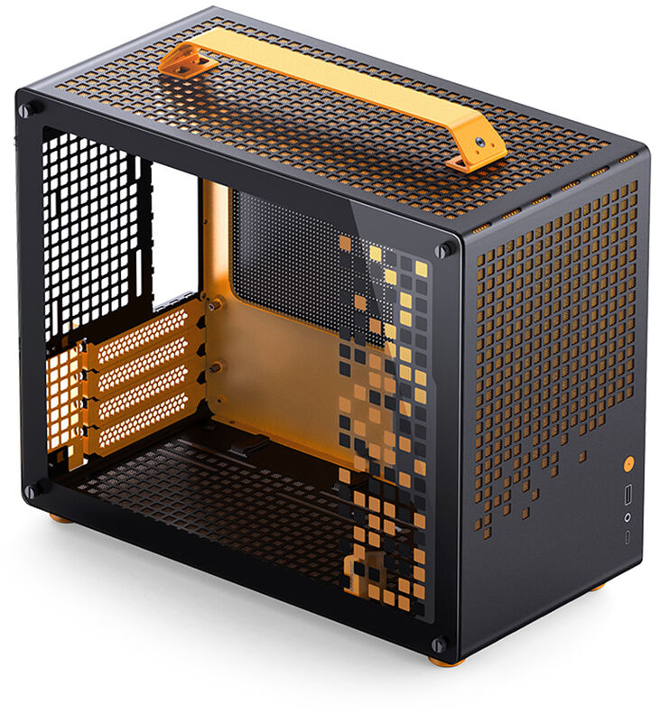 Caja Micro-ATX Jonsbo Z20 Negro/Naranja image number 1