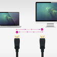 Cable DisplayPort 1.4 Nanocable DP M/M 0.5 M Negro image number null