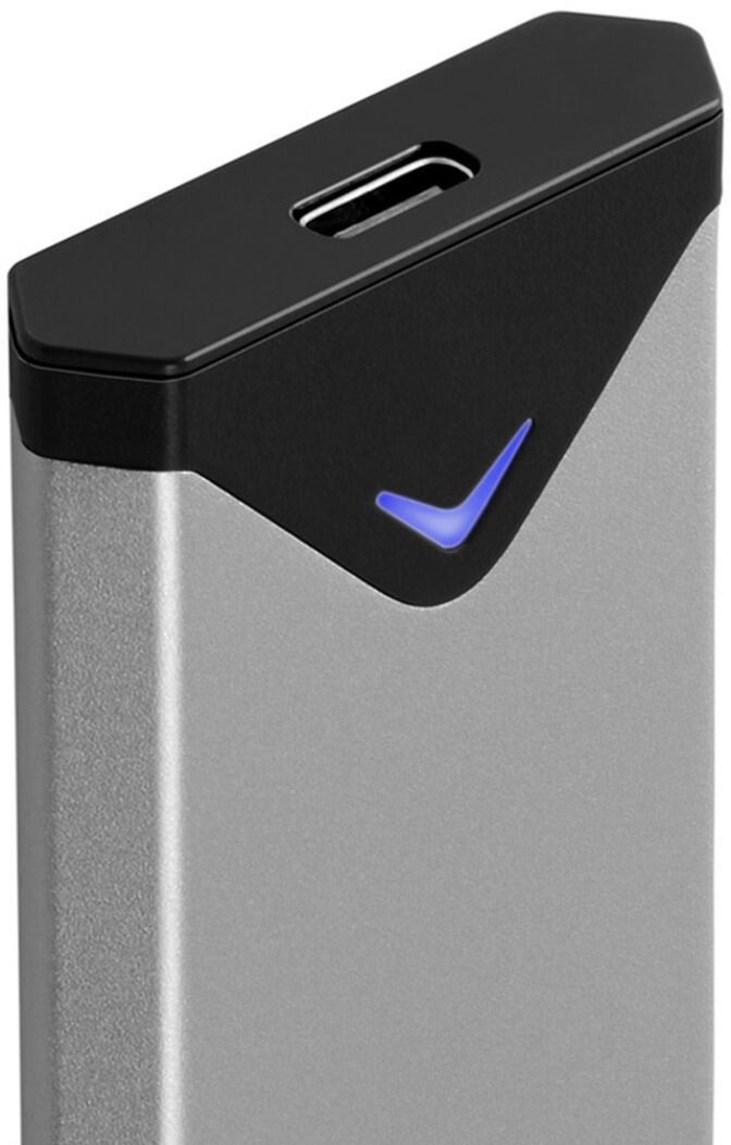 Caja Externo AXAGON EEM2-UG2 para M.2/NVMe/SSD USB-C 3.2 Gen2 silver image number 2