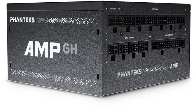 Fuente Modular Phanteks AMP GH PCIe 5.0 1000W 80+ Platinum Negra image number 0