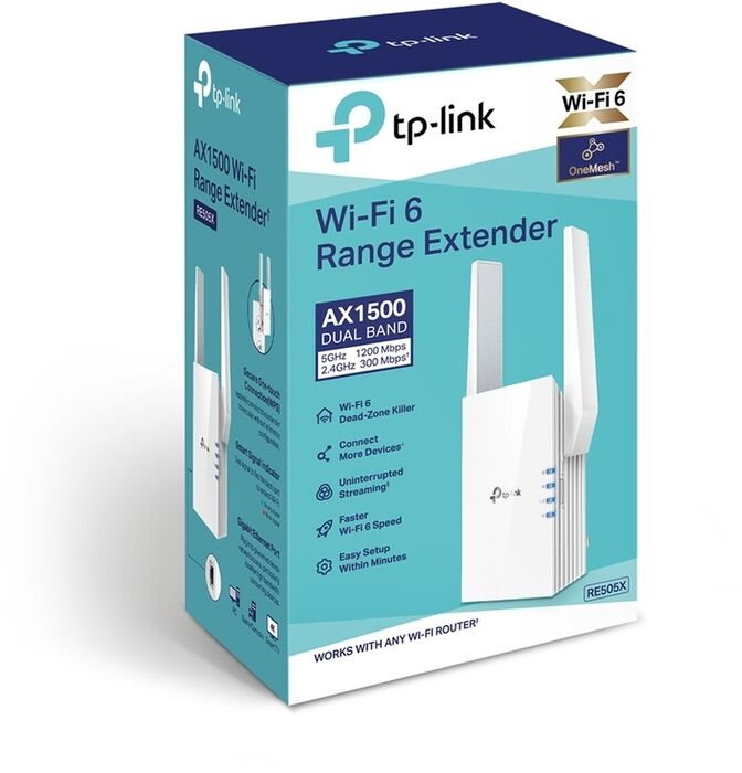 Repetidor TP-Link AX1500 Wi-Fi 6 2 Antenas image number 1