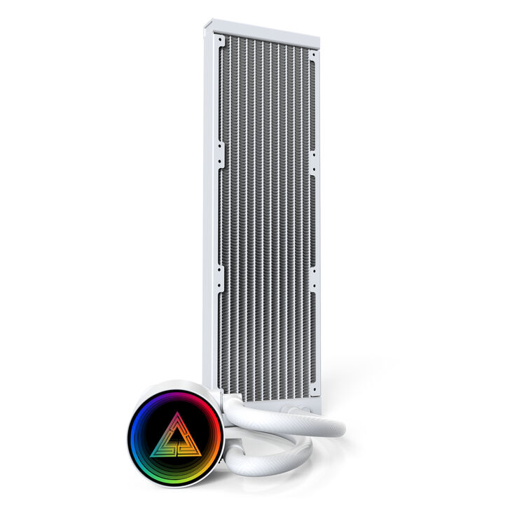 Water Cooler CPU Montech LightFlow ARGB 360mm Blanco image number 1