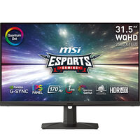 Monitor MSI 31.5" MAG 321QR-QD IPS WQHD 170Hz 1ms G-Sync Compatible