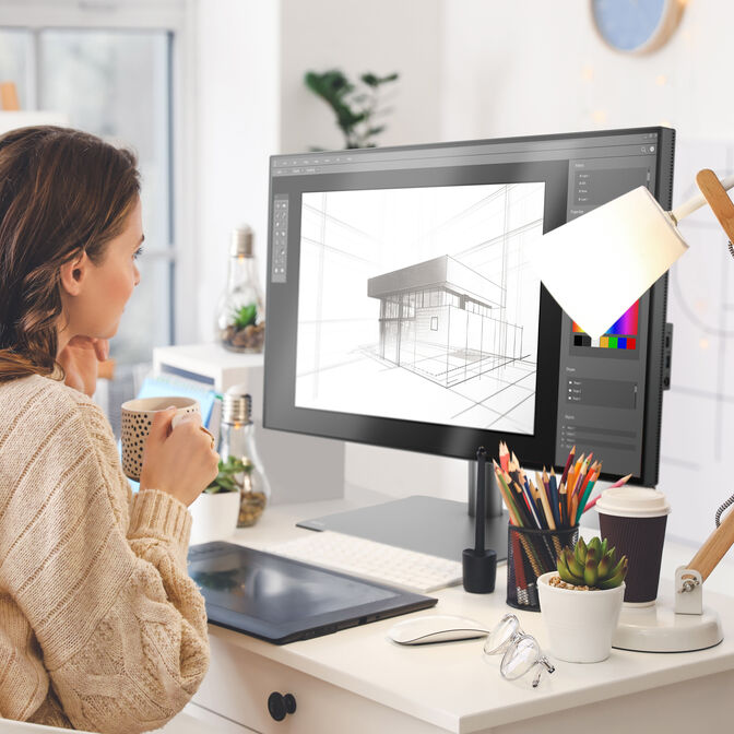 Monitor BenQ Creative Pro 31.5" PD3225U IPS Black 4K 60Hz 5ms Thunderbolt 3 DisplayHDR 400 USB-C (PD 85W) image number 10