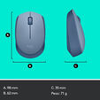 Rat&oacute;n Logitech M171 Wireless Azul (910-006866) image number null