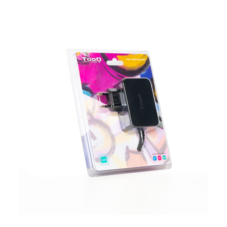 Cargador para portátil Tooq USB-C PD 65W GaN image number 2