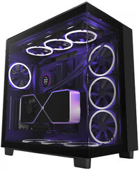 Torre ATX NZXT H9 Elite Negro Cristal Templado