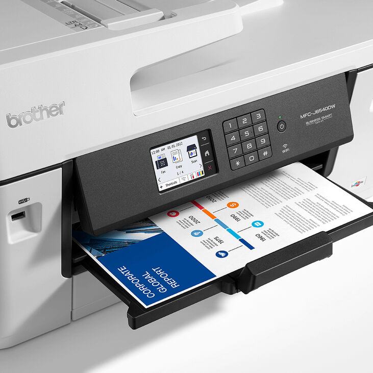 Impresora Multifunción de Inyección de Tinta Brother MFC-J6540DWE A3 WiFi image number 4
