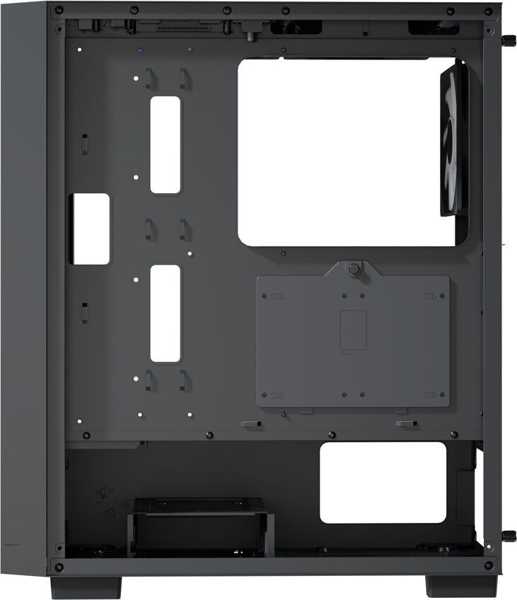 Caja ATX Aerocool B509A Flow ARGB Vidrio Templado Negro image number 4
