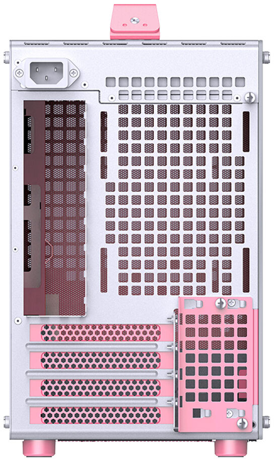 Caja Micro-ATX Jonsbo Z20 Blanco/Rosa
