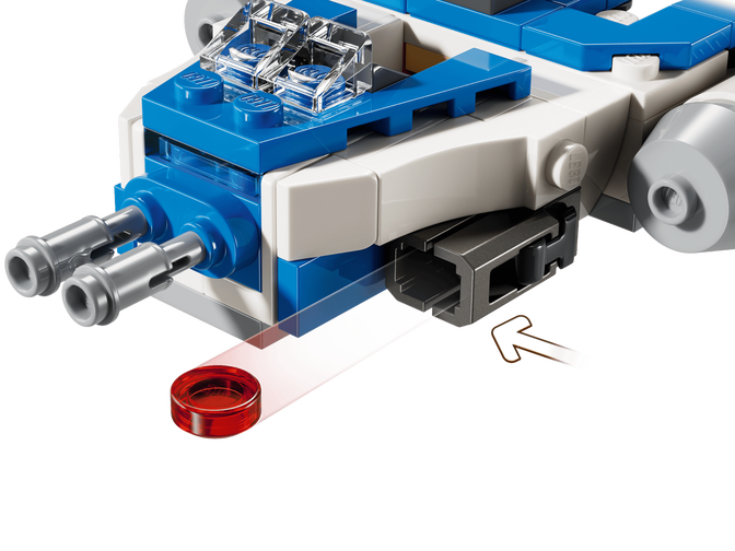 LEGO Star Wars: Microfighter: Ala-Y del Capit&aacute;n Rex, 99 Piezas (75391) image number 1