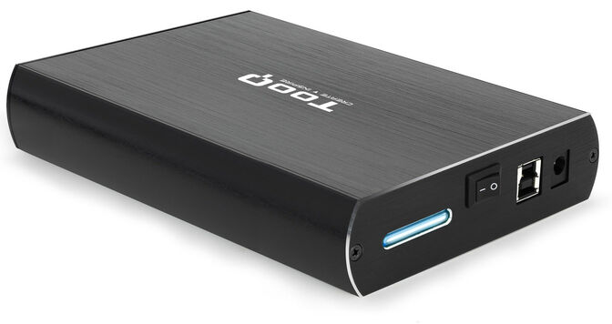 Caja Externa HDD Tooq 3.5" SATA LED - USB 3.0 / 3.1 Negro image number 3