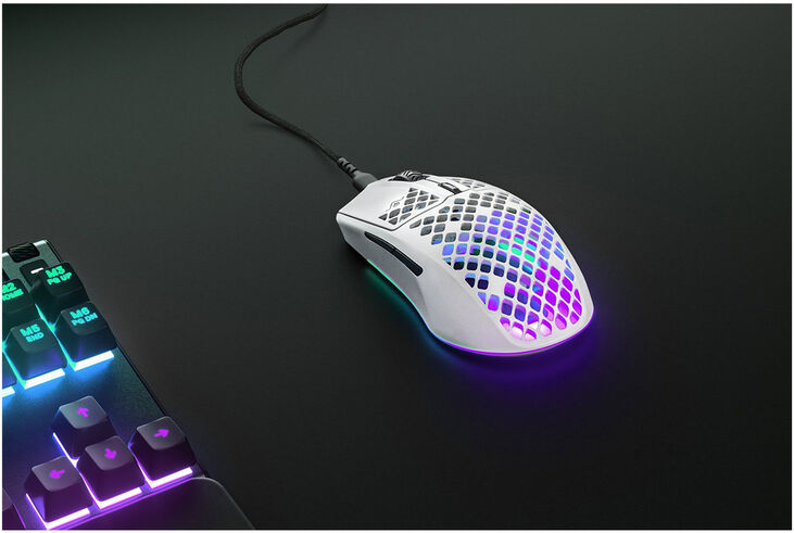 Ratón Steelseries Aerox 3 Snow image number 4