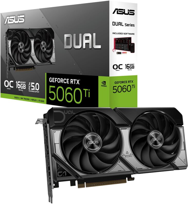 Tarjeta Gráfica Asus GeForce® RTX 5060 Ti Dual OC 16GB GDDR7 DLSS4 image number 14