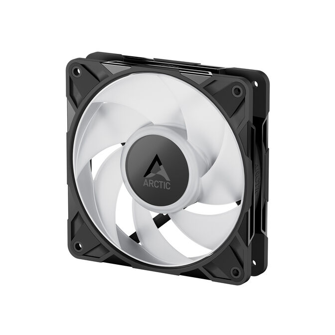 Ventilador Arctic P12 PRO PWM PST Low Noise ARGB 120mm (Pack 3) - Preto image number 6