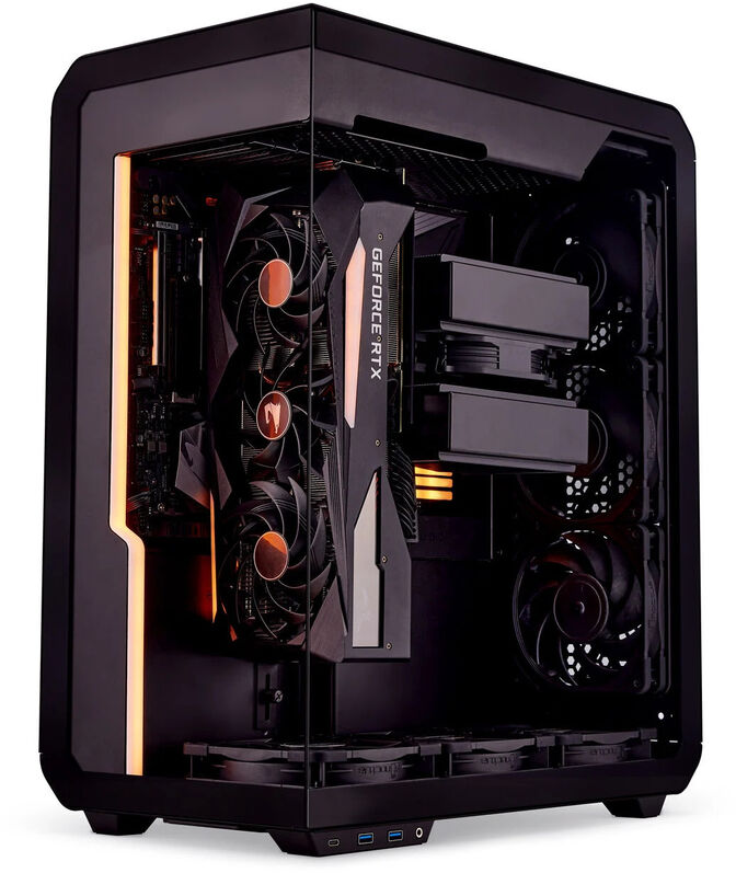 Caja ATX Ssupd Xhuttle Negro Vidrio Templado image number 6