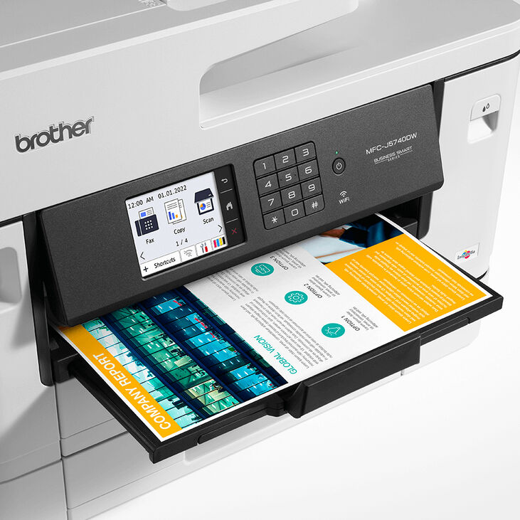 Impresora Multifunción de Inyección de Tinta Brother MFC-J5740DW A3 WiFi image number 1