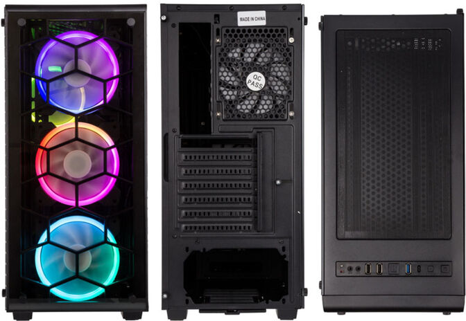 Caja E-ATX Kolink Observatory RGB Vidrio Templado Negro image number 3