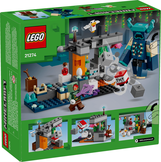 LEGO Minecraft: El Encuentro con el Guardian, 238 Piezas (21274) image number 1
