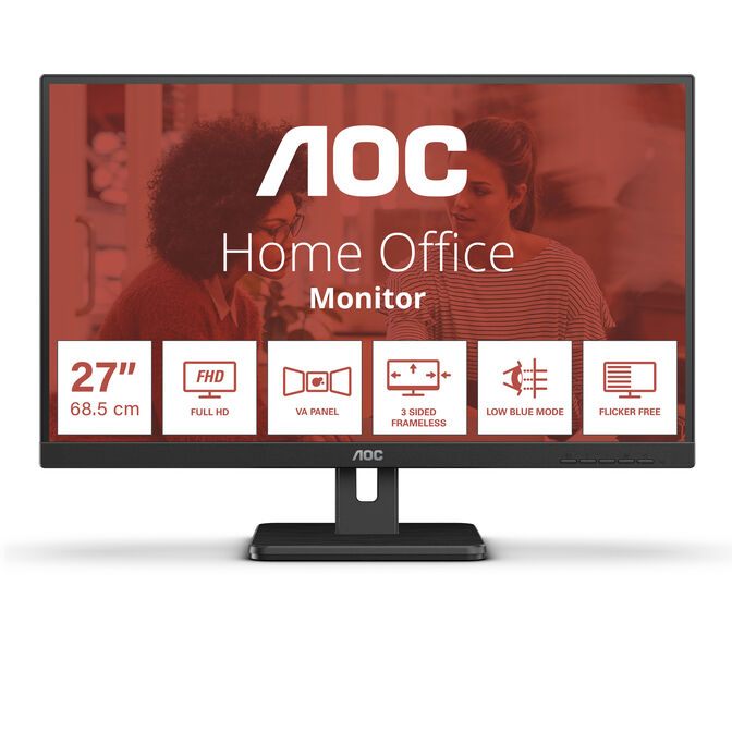 Monitor AOC 27" 27E3UM VA FHD 75Hz 4ms Low Blue Light image number 0