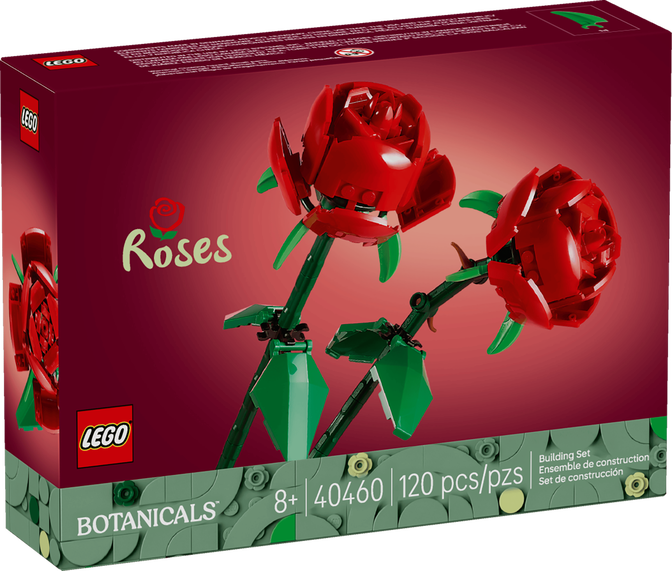 LEGO Botanicals: Rosas, 120 Piezas (40460) image number 0